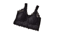 Top Corset Lace Crochet Solid Push Up Bra For Women - sparklingselections