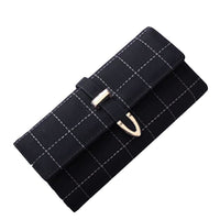 Women's Luxury Long Zipper Leather Wallet Phone Bag Purse - sparklingselections