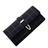 Women's Luxury Long Zipper Leather Wallet Phone Bag Purse
