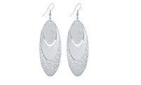 Round In Round Double Shape Dangle Long Women Earrings