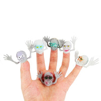Halloween Decoration Scary Ghost Style Finger Puppet Set  - sparklingselections