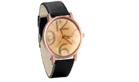 Lancardo Fashion Casual PU Leather Quartz Wristwatch