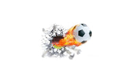 Flying Firing Football Wall Stickers - sparklingselections