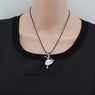 Fashion Jewelry Vintage Silver Girl Pendant Necklace