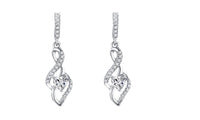Heart Long Drop Earrings for Women - sparklingselections