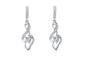 Heart Long Drop Earrings for Women