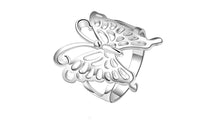 Silver Plated Fashion Beautiful Butterfly Rings - sparklingselections