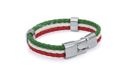 Flag Leather Bracelet For Men - sparklingselections