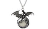 Glow In Dark Luminous Dragon Punk Pendant Necklace