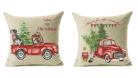 Christmas Pillow Covers Set of 2 Pillow Cover Cases - sparklingselections