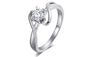 Surround S Shape Cubic Zirconia Ring For Women (7,8,9)