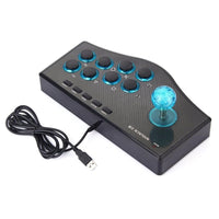 Multifunctional 3 in 1 USB Wired Game Controller Arcade Combat Joystick - sparklingselections