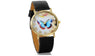 Montre Femme Butterfly PU Leather Dress Wrist Watch