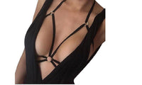 Strappy Hollow Out Bra Bustier Lady Sexy Body Belt - sparklingselections