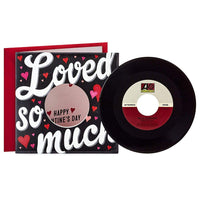 Valentine's Day Card with Kelly Clarkson Vinyl Record - sparklingselections