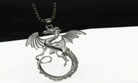 Zinc Alloy Targaryen Dragon Pendant Necklace
