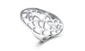 Fashion Silver Plated Geometric Shape Ring (7,8)