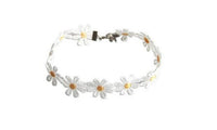 Daisy Flower Bohemia Choker Necklace - sparklingselections