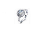 Silver Plated Rings Carat CZ Diamond for Women - sparklingselections