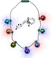 LED Jingle Bell Necklace for Kids Chirstmas Gift - sparklingselections