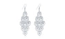 Lovely Heart Within Big Heart Shape Dangle Long Earrings For Women