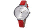 Faux Leather Analog Quartz Wrist Watch For Women