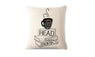 Decorative Pillow Read Book Cotton Sofa Cushion Cover