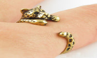  Leopard Gold Plated Ring 