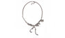 Punk Style Silver Plated Dinosaur Skeleton Pendant Necklace