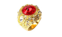 Luxury Big Resin Crown Alloy Ring - sparklingselections