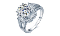 Zircon Anillo Engagement Wedding Rings - sparklingselections