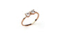 Zircon Cute Finger Crystal Bow Ring for Women