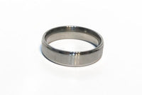 Titanium Band Brushed Stainless Steel Solid Ring - sparklingselections