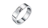 Classic Fashion Silver Plated Plane Ring (6,7,8)
