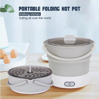 New Foldable Electric Portable Hot Pot Cooker Kettle - sparklingselections