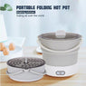 New Foldable Electric Portable Hot Pot Cooker Kettle