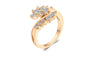 Unique Design Trendy Zircon Flower Crystal Ring (9)