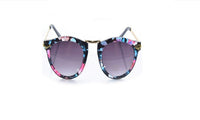 Summer Design Colorful Floral Fashion Sunglasses