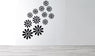 Beautiful 3D Flower 12pcs/Set DIY Removable Wall Sticker