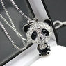 Crystal Sweater Chain Pendant Necklace