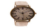 Faux Leather Quartz Casual men watch
