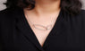 Fashion Geometric Oval Pendant Necklace