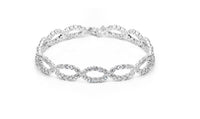 Bridal Bridesmaid Charm Engagement Beads Bangle Bracelet