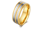 Splendid Pattern Surround Stainless Steel Ring(7,8,9)