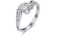 Elegant Silver Plated Cubic Zirconia Ring For Women (7)