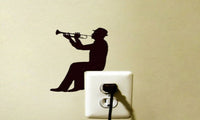 Trumpet Light Switch Vinyl Wall Decal