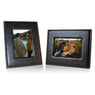 Euroframe Leatherette 4" x 6" Horizontal and Vertical Beautiful Charcoal Photo Frame for Valentines Day