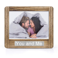 Photo Frame 5x7 for Table Top Display and Wall Mounting You and Me Theme Valentine Day - sparklingselections