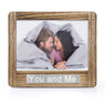 Photo Frame 5x7 for Table Top Display and Wall Mounting You and Me Theme Valentine Day