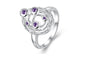 New CZ Crystal Engagement Ring For Women (7,8)